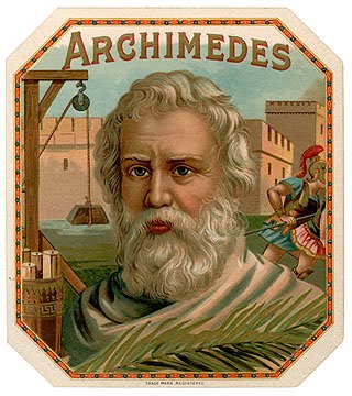 Obraz przedstawiający Archimedesa