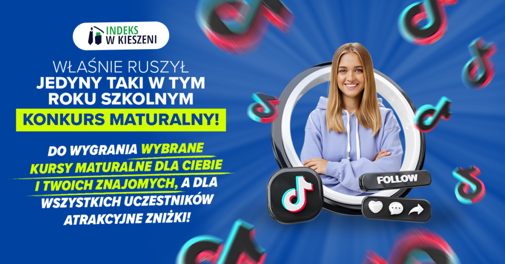 Konkurs dla maturzystów Indeksu w Kieszeni, czyli zgarnij darmowy kurs maturalny!