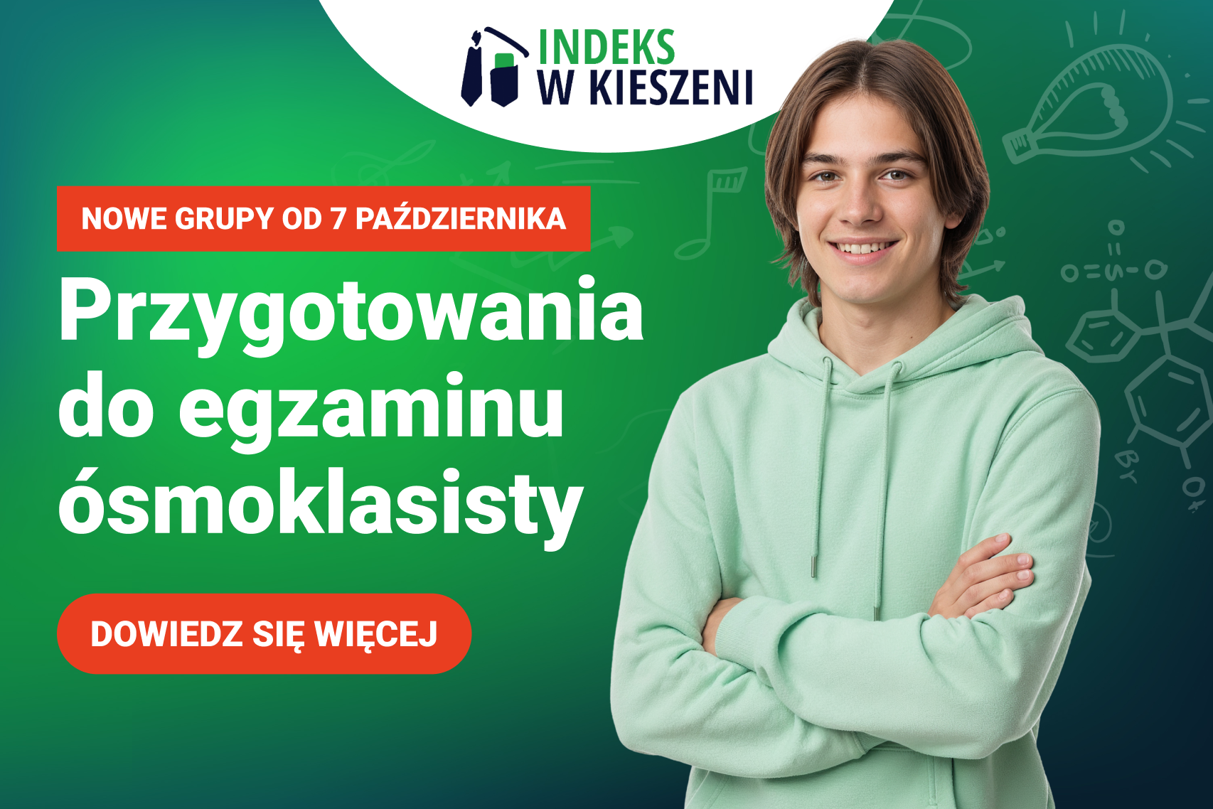Przygotowania do egzaminu ósmoklasisty – terminy zajęć grup jesiennych od września 2025