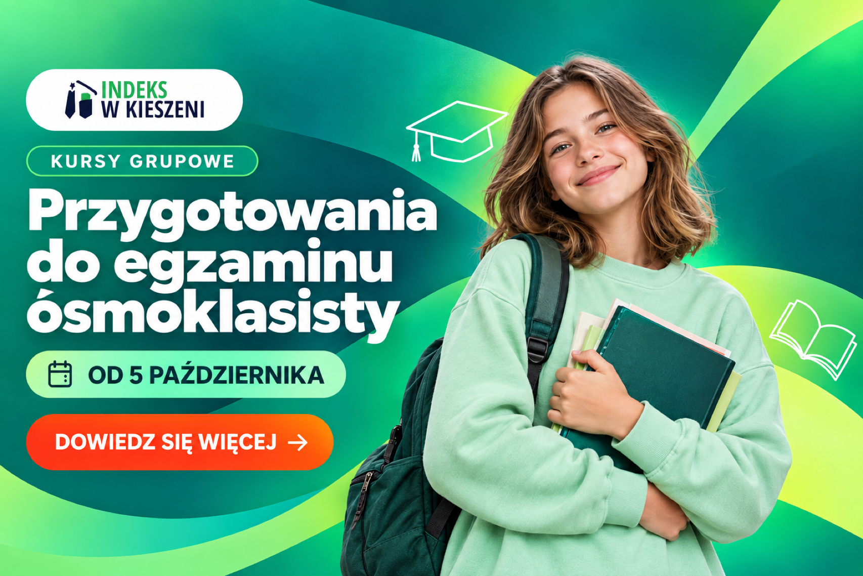 Przygotowania do egzaminu ósmoklasisty – terminy zajęć grup jesiennych od października 2026