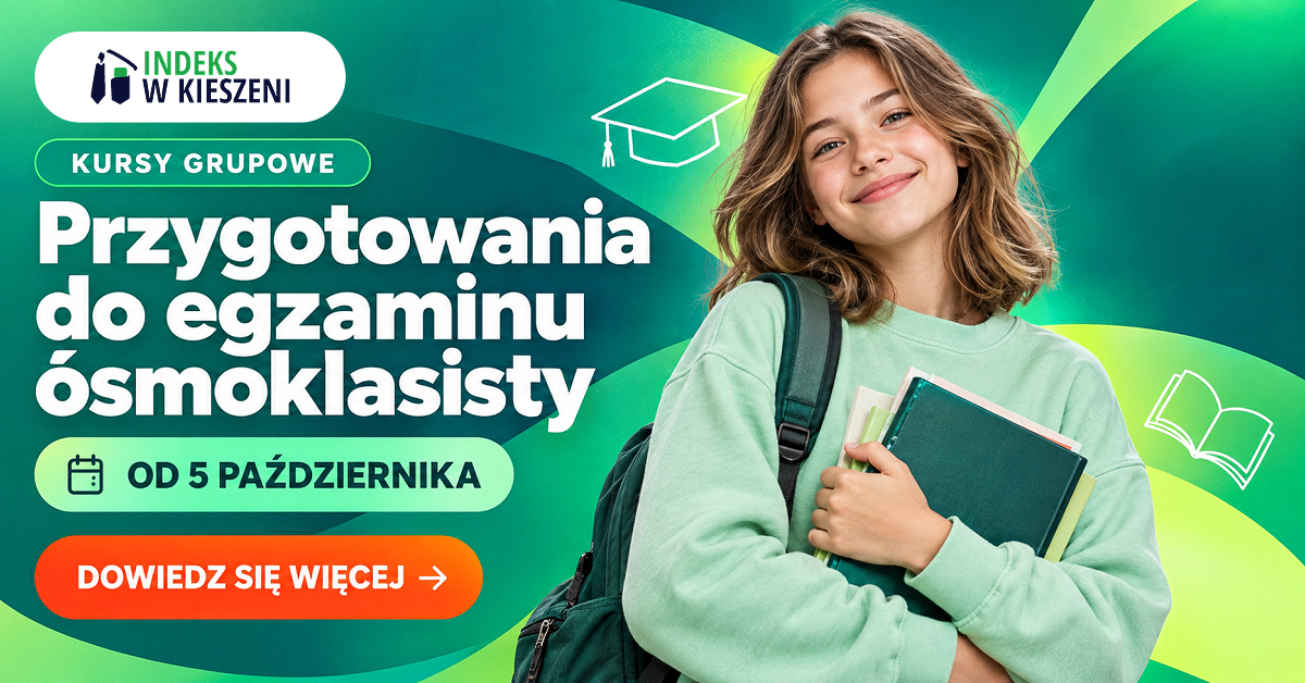 Przygotowania do egzaminu ósmoklasisty – terminy zajęć grup jesiennych od października 2026